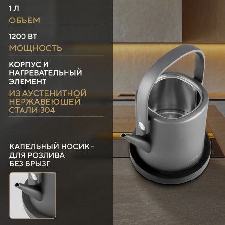 Чайник электрический Hyundai HYK-S5502 - фото 5