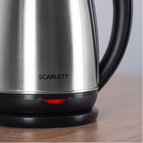 Чайник электрический Scarlett SC-EK21S34 черный корпус - фото 6