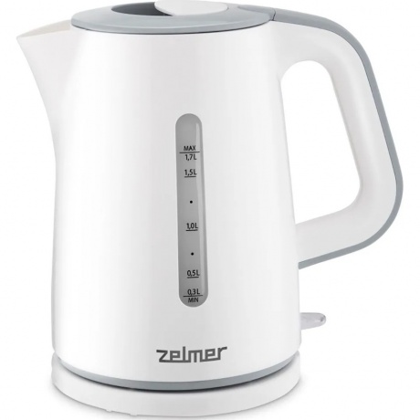 Чайник электрический Zelmer ZCK7620S белый - фото 1