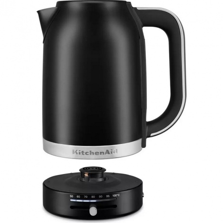 Чайник электрический KitchenAid 5KEK1701EBM матовый черный - фото 5