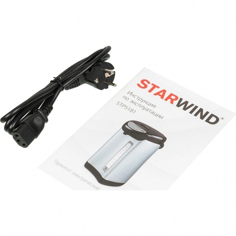 Термопот Starwind STP5181 5л. 750Вт черный/серебристый - фото 3