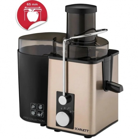 Соковыжималка центробежная Scarlett SC-JE50S35 золотистый/черный - фото 13