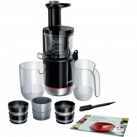 Соковыжималка шнековая Bosch MESM731M 150Вт черный