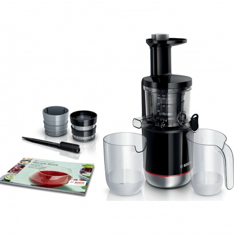 Соковыжималка шнековая Bosch MESM731M 150Вт черный - фото 6
