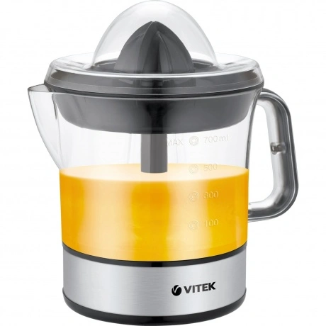 Соковыжималка цитрусовая Vitek VT-3669 25Вт рез.сок.:700мл. стал...