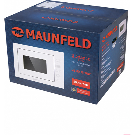 Встраиваемая микроволновая печь Maunfeld MBMO.25.7GW белая - фото 12