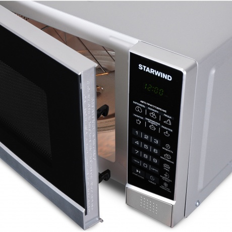 Микроволновая печь Starwind SMW2820 серебристый/черная - фото 6