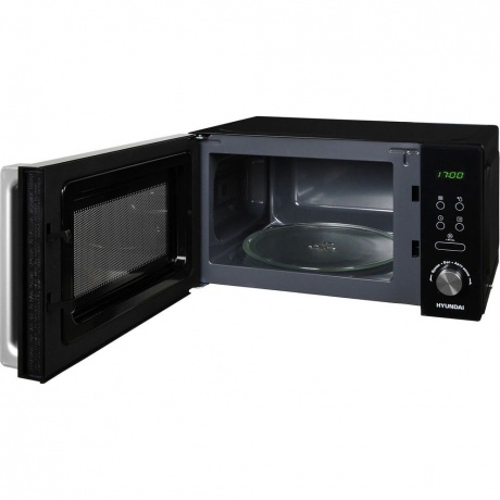 Микроволновая печь Hyundai HYM-D3001 20л. 700Вт черная/хром - фото 4