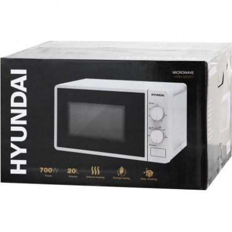 Микроволновая печь Hyundai HYM-M2001 20л. 700Вт серебристый/черная - фото 7