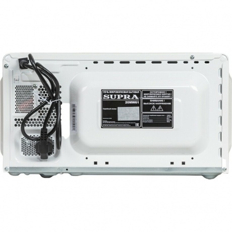 Микроволновая печь Supra 20MW61 20л. 700Вт белая - фото 8