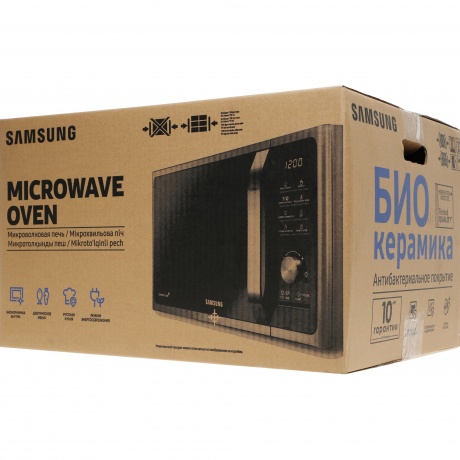 Микроволновая печь Samsung MS23F302TAK/BW 23л. 800Вт черная - фото 14