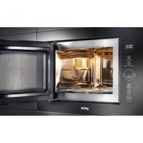Встраиваемая микроволновая печь Korting KMI 825 TGN - фото 4