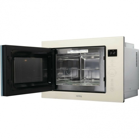 Встраиваемая микроволновая печь Korting KMI 825 TGB - фото 4