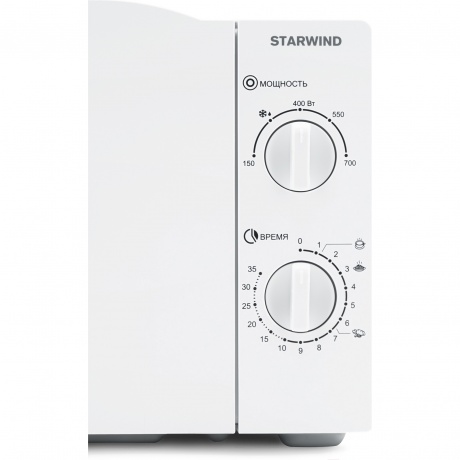 Микроволновая печь Starwind SWM6520 20л. 700Вт белая - фото 6