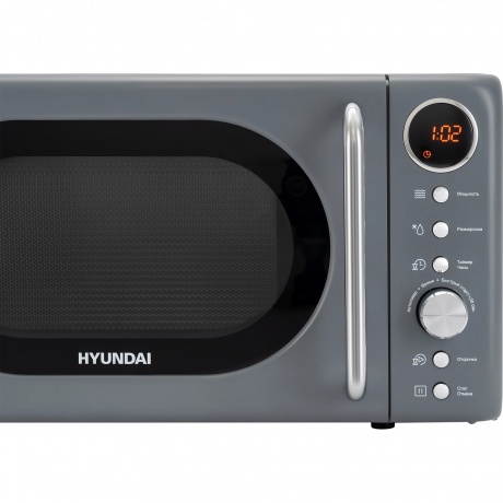 Микроволновая Печь Hyundai HYM-D3036 20л. 700Вт серый/серебристый - фото 5
