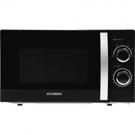 Микроволновая печь Hyundai HYM-M2055 20л. 700Вт черная/серебристый - фото 1