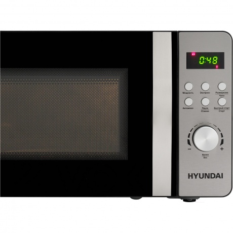 Микроволновая печь Hyundai HYM-D2074 20л. 700Вт черная/серебристый - фото 2