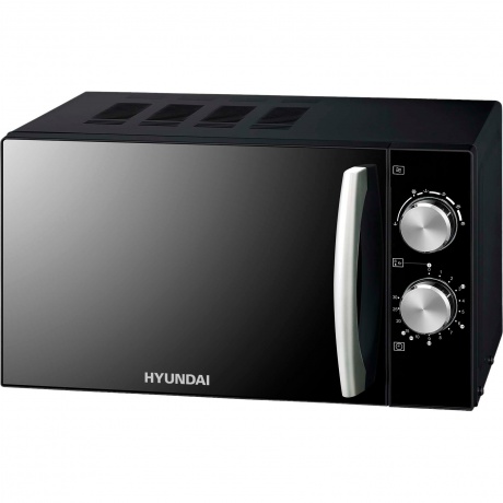 Микроволновая печь Hyundai HYM-M2050 20л. 700Вт черная/хром - фото 2