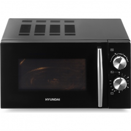 Микроволновая печь Hyundai HYM-M2050 20л. 700Вт черная/хром - фото 3