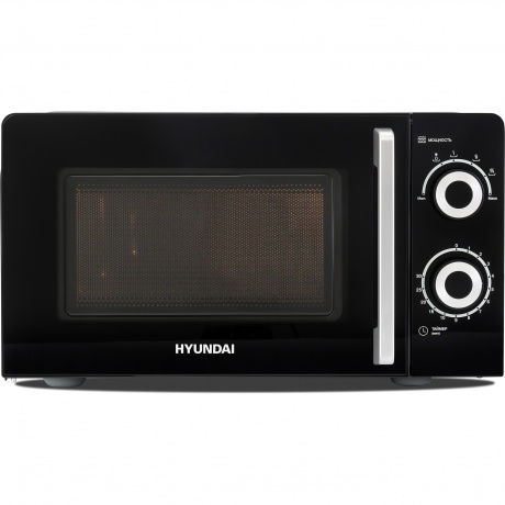 Микроволновая печь Hyundai HYM-M2054 20л. 700Вт черная/серебристый - фото 1