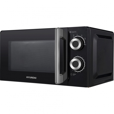 Микроволновая печь Hyundai HYM-M2054 20л. 700Вт черная/серебристый - фото 2