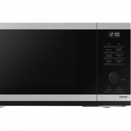 Микроволновая печь Samsung MG23DG4524ATBW нержавеющая сталь/черная - фото 6
