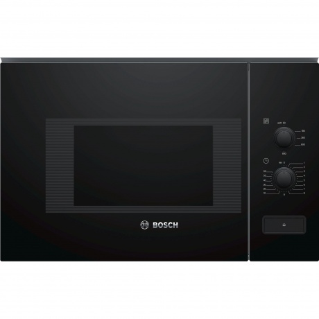 Встраиваемая микроволновая печь Bosch BFL520MB0 20л. 800Вт черная - фото 1