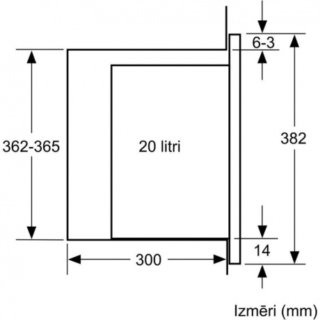 Встраиваемая микроволновая печь Bosch BFL520MB0 20л. 800Вт черная - фото 5