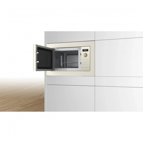 Встраиваемая микроволновая печь Bosch BEL653MP3 25л. 800Вт жемчужно-белая - фото 4