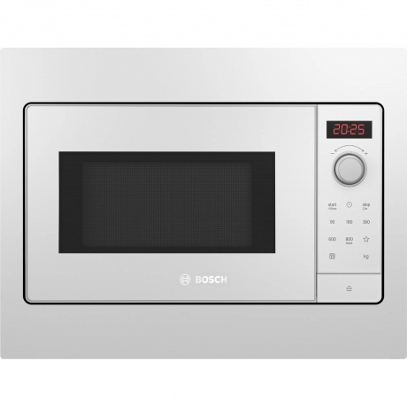 Встраиваемая микроволновая печь Bosch BFL523MW3 20л. 800Вт белая - фото 1