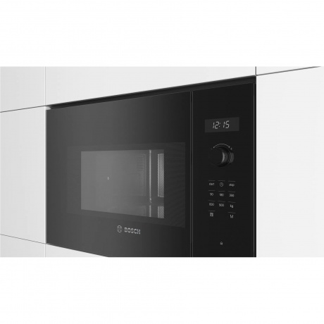 Встраиваемая микроволновая печь Bosch BFL554MB0 25л. 900Вт черная - фото 2