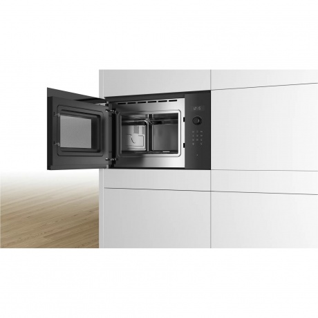 Встраиваемая микроволновая печь Bosch BFL554MB0 25л. 900Вт черная - фото 3