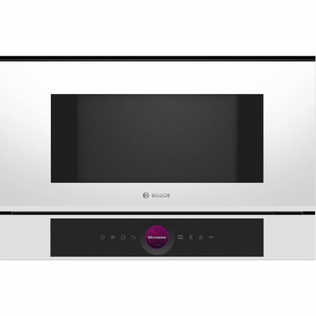 Встраиваемая микроволновая печь Bosch BFL7221W1 21л. 900Вт белая - фото 1