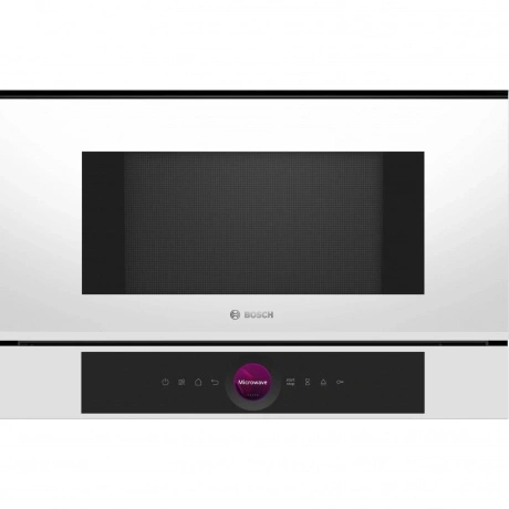 Встраиваемая микроволновая печь Bosch BFL7221W1 21л. 900Вт белая
