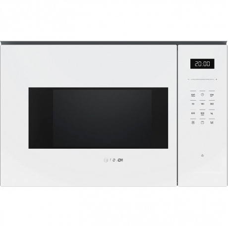 Встраиваемая микроволновая печь Bosch BEL554MW2 25л. 900Вт, белая - фото 1