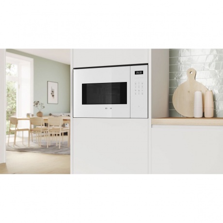 Встраиваемая микроволновая печь Bosch BEL554MW2 25л. 900Вт, белая - фото 5