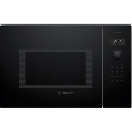 Встраиваемая микроволновая печь Bosch BEL454MB1F 25л. 900Вт, черная - фото 1