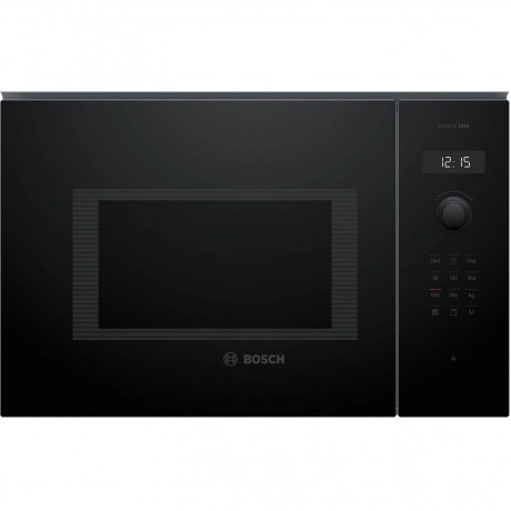 Встраиваемая микроволновая печь Bosch BEL454MB1F 25л. 900Вт, чер...