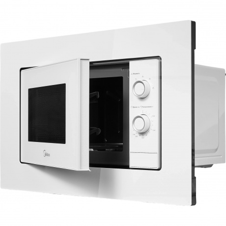 Встраиваемая микроволновая печь Midea MI50203W 20л. 700Вт, белая - фото 3