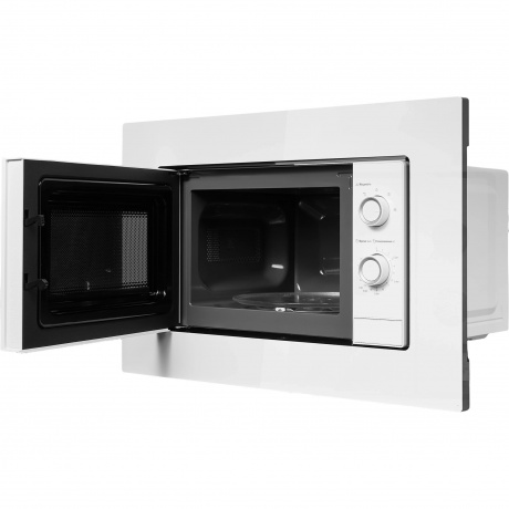 Встраиваемая микроволновая печь Midea MI50203W 20л. 700Вт, белая - фото 4