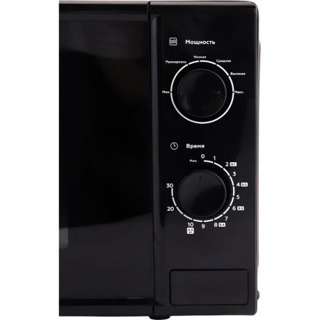 Микроволновая печь SONNEN MW2070BL-6M, 20л, 700Вт, таймер, механическое управление, черная, 454984 - фото 5