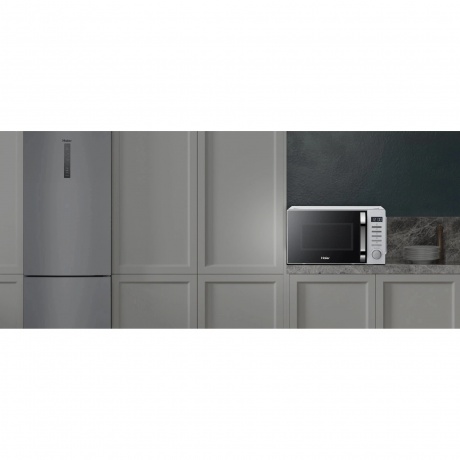 Микроволновая Печь Haier HMB-DM208SA 20л. 800Вт серебристый - фото 3