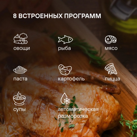 Микроволновая Печь Rondell RDE-MW203 20л. 700Вт черный/серебристый - фото 18