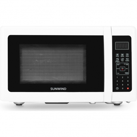 Микроволновая Печь SunWind SUN-MW005 20л. 700Вт белый/черный - фото 1