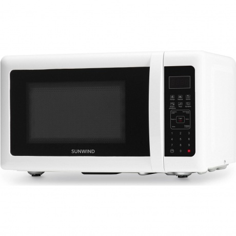 Микроволновая Печь SunWind SUN-MW005 20л. 700Вт белый/черный - фото 2