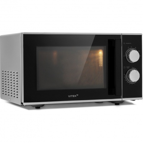 Микроволновая печь Vitek VT-MW0823 23л. 900Вт серебристый/черный - фото 3