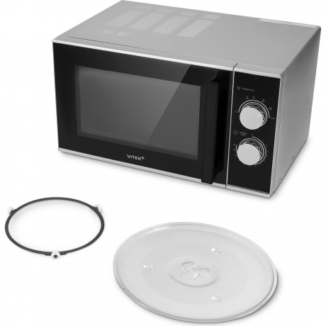 Микроволновая печь Vitek VT-MW0823 23л. 900Вт серебристый/черный - фото 10