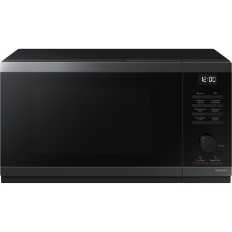 Микроволновая печь 23L SOLO MS23DG4504AGBW чёрный/нержавеющая сталь SAMSUNG - фото 1