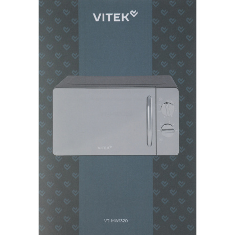 Микроволновая Печь Vitek VT-MW1320 20л. 700Вт черный/хром - фото 2
