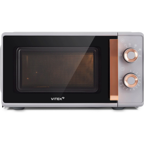 Микроволновая Печь Vitek VT-MW1920 20л. 700Вт серый/золотистый - фото 4